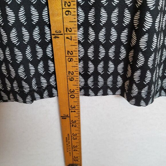 Maelreg Mens Geometric Performance Polo Shirt Size 2XL Black Athleisure Comfort - Picture 6 of 7